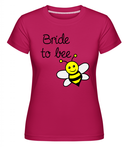 Bride To Bee -  Shirtinator Women's T-Shirt - Magenta - Vorn