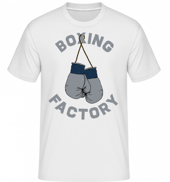 Boxing Factory -  Shirtinator Men's T-Shirt - White - Vorn
