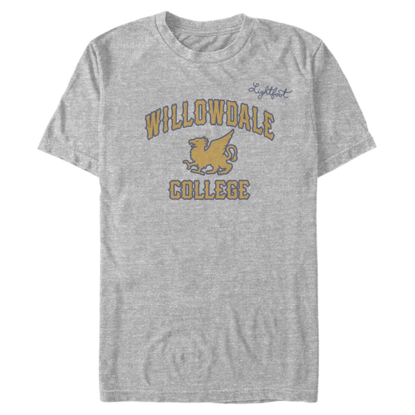 Pixar - Onward - Logo Willowdale College - Men's T-Shirt - Heather grey - Front