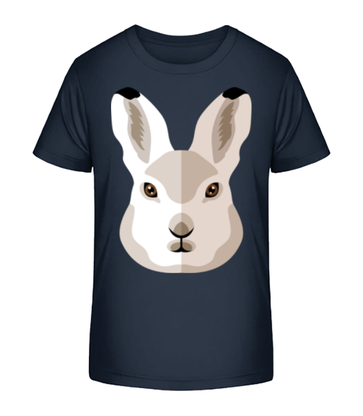 Bunny Comic Shadow - Kid's Bio T-Shirt Stanley Stella - Navy - Front