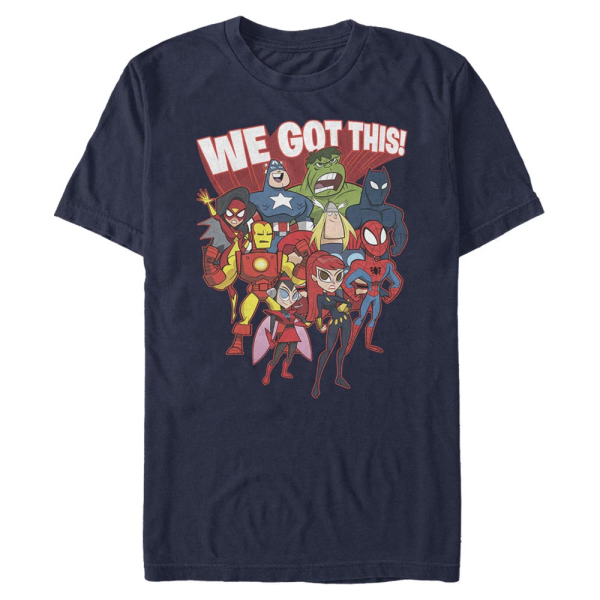 Marvel - Avengers - Avengers We Got This - Men's T-Shirt - Navy - Front