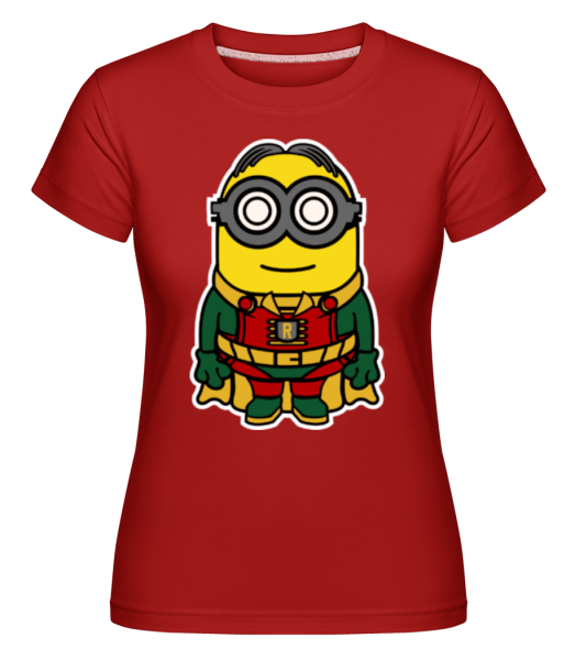 Minion Robin -  Shirtinator Women's T-Shirt - Red - Front