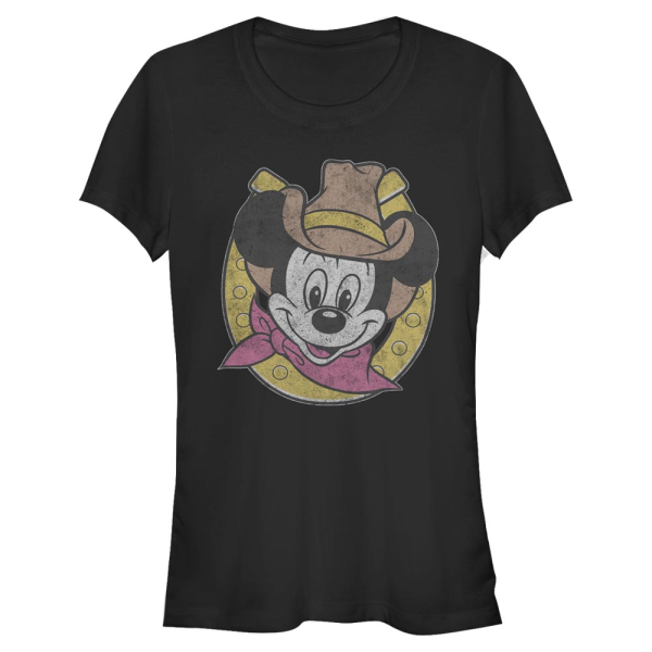 Disney Classics - Mickey Mouse - Mickey Cowboy - Women's T-Shirt - Black - Front