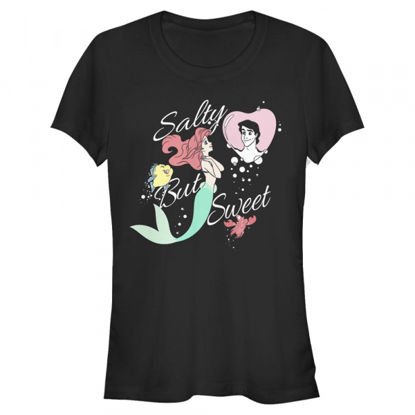 Disney - The Little Mermaid - Skupina Salty But Sweet - Women's T-Shirt - Black - Front