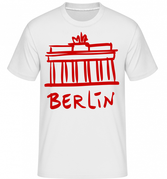 Berlin Sign -  Shirtinator Men's T-Shirt - White - Vorn