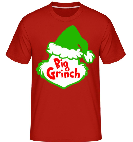Big Grinch -  Shirtinator Men's T-Shirt - Red - Front