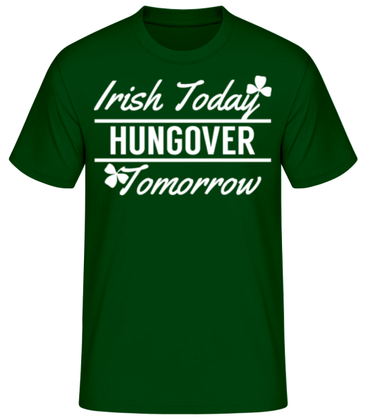 Irish Today - Men's Basic T-Shirt - Bottle green - Front