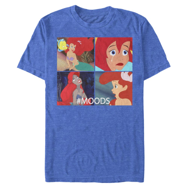 Disney - The Little Mermaid - Malá mořská víla Moods - Men's T-Shirt - Heather royal blue - Front
