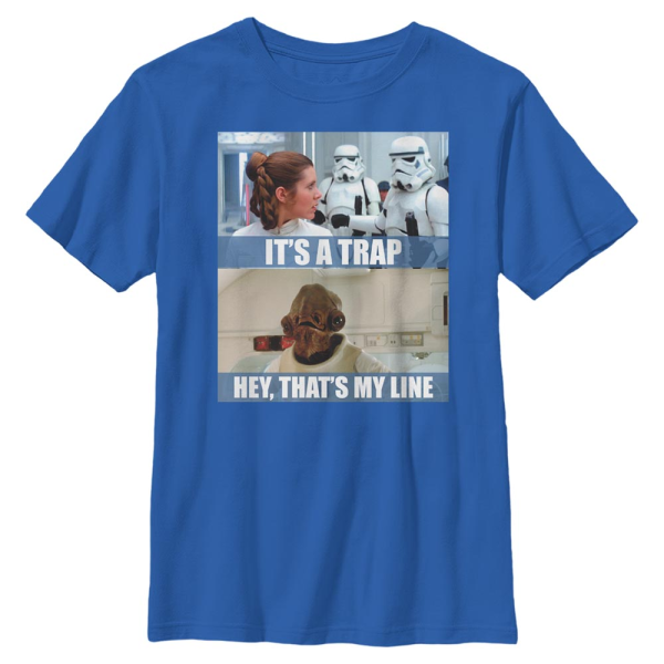 Star Wars - Skupina It's A Trap - Kids T-Shirt - Royal blue - Front