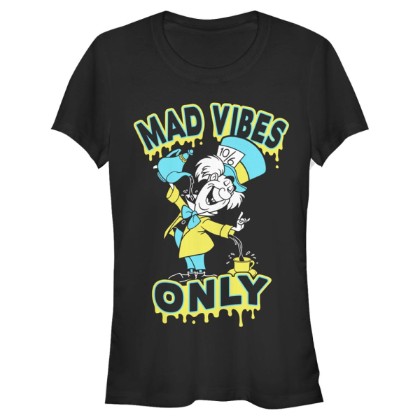 Disney Classics - Alice in Wonderland - Mad Hatter Spill It Hatter - Women's T-Shirt - Black - Front