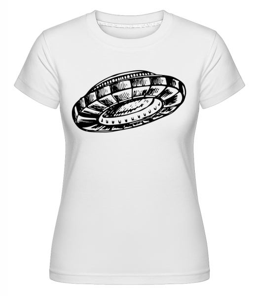 UFO -  Shirtinator Women's T-Shirt - White - Vorn