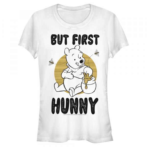 Disney - Winnie the Pooh - Medvídek Pú First Hunny - Women's T-Shirt - White - Front