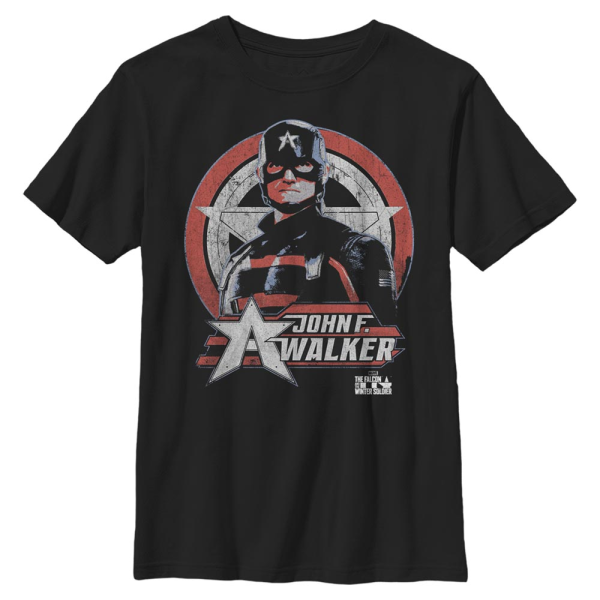 Marvel - The Falcon and the Winter Soldier - John F. Walker Walker Cptn Ranger - Kids T-Shirt - Black - Front