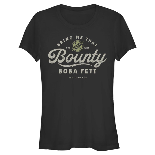 Star Wars - Book of Boba Fett - Logo That Bounty - Women's T-Shirt - Black - Front