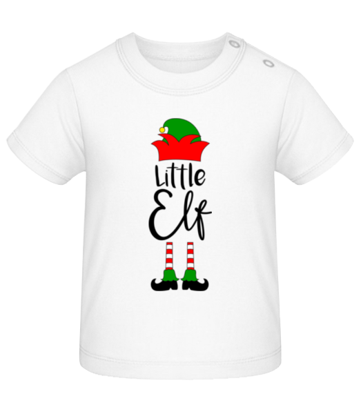 Little Elf - Baby T-Shirt - White - Front