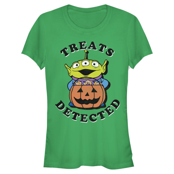 Disney - Toy Story - Aliens Treats Detected - Halloween - Women's T-Shirt - Kelly green - Front