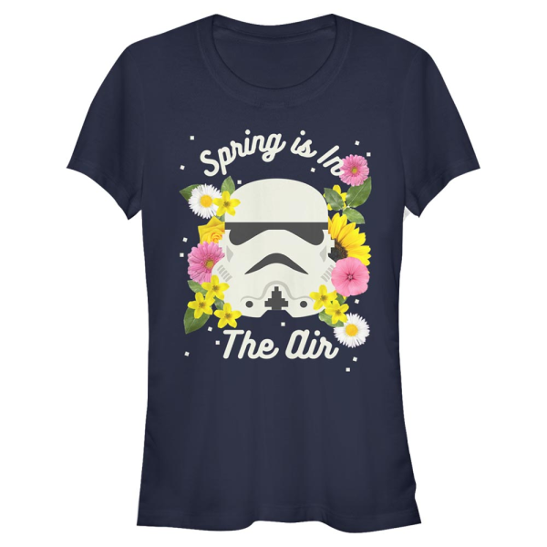 Star Wars - Stormtrooper Spring Trooper - Women's T-Shirt - Navy - Front