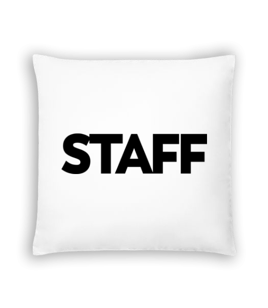 Staff - Cushion - White - Front