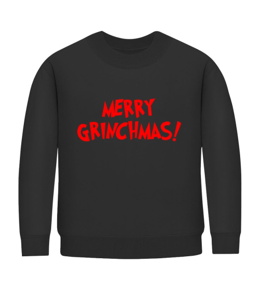 Merry Christmas! - Kid's Sweatshirt - Black - Front