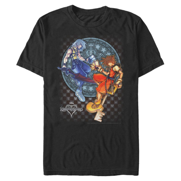 Disney - Kingdom Hearts - Sora & Riku Strength Tested - Men's T-Shirt - Black - Front