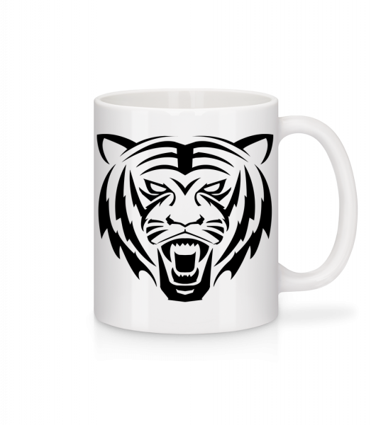 Tiger Head - Mug - White - Vorn