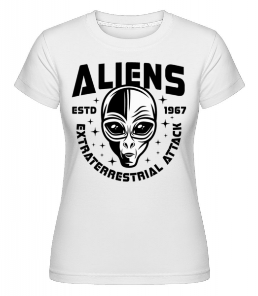 Aliens Estd 1967 -  Shirtinator Women's T-Shirt - White - Front