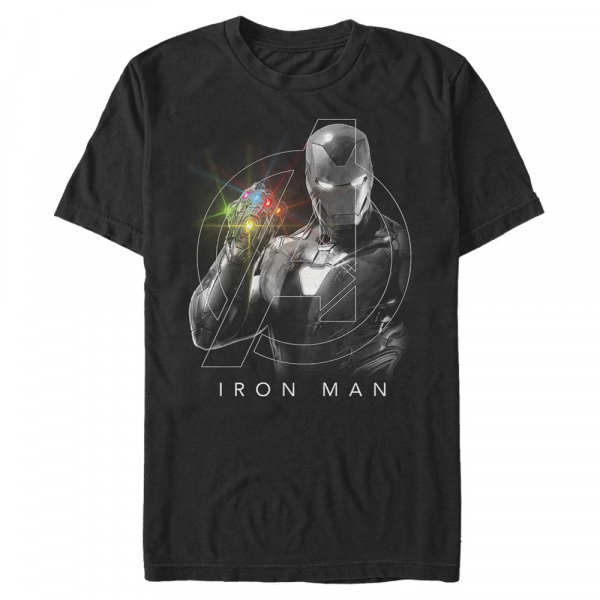 Marvel - Avengers Endgame - Iron Man Only One - Men's T-Shirt - Black - Front