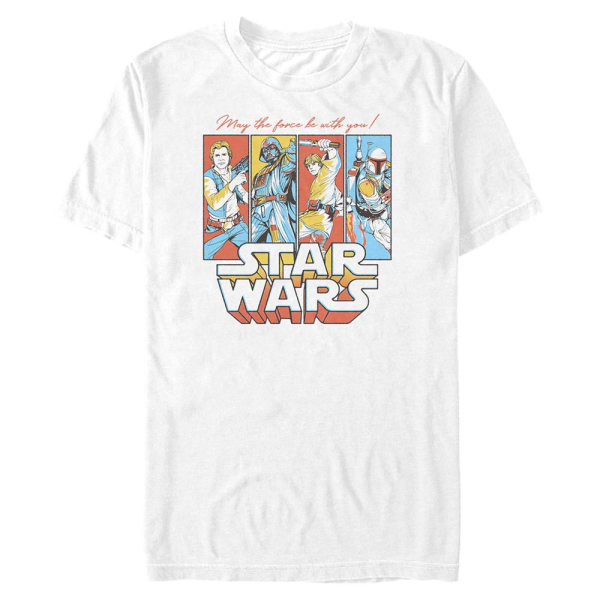 Star Wars - Skupina Pop Culture Crew - Men's T-Shirt - White - Front