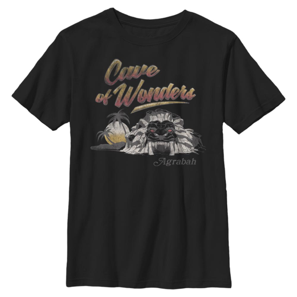 Disney - Aladdin - Cave Of Wonders Cave Of Wonder - Kids T-Shirt - Black - Front