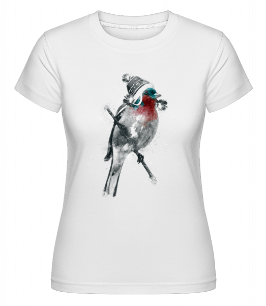 Christms Bird -  Shirtinator Women's T-Shirt - White - Vorn