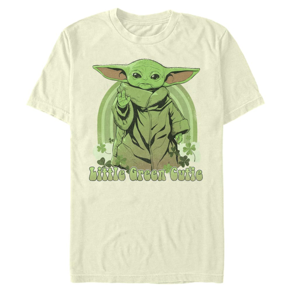 Star Wars - The Mandalorian - The Child little green guy - Men's T-Shirt - Cream - Front