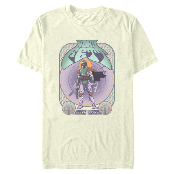 Star Wars - Boba Fett Gig - Men's T-Shirt - Cream - Front