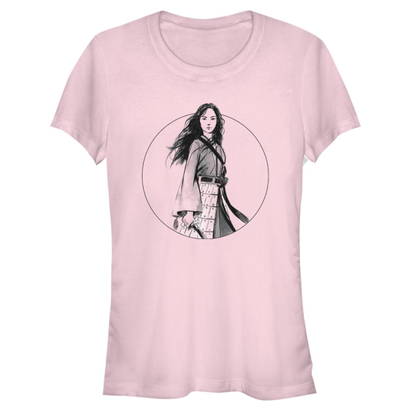 Disney - Mulan - Mulan Tonal Portrait - Women's T-Shirt - Pink - Front