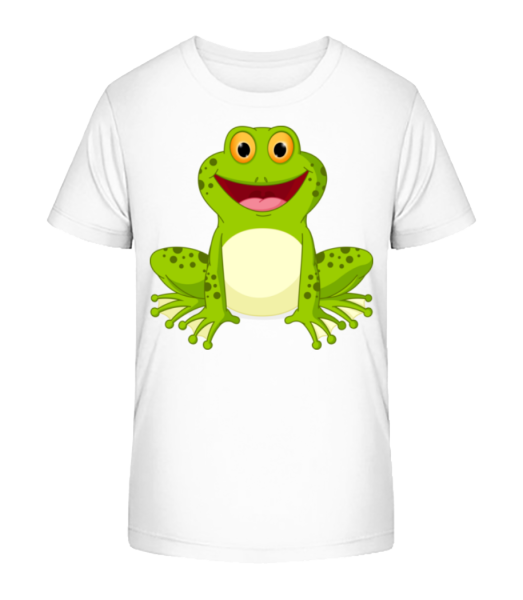 Frog - Kid's Bio T-Shirt Stanley Stella - White - Front