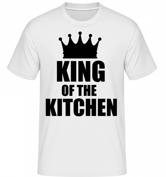 King Of The Kitchen -  Shirtinator Men's T-Shirt - White - Vorn