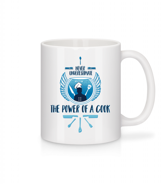 The Power Of A Cook - Mug - White - Vorn