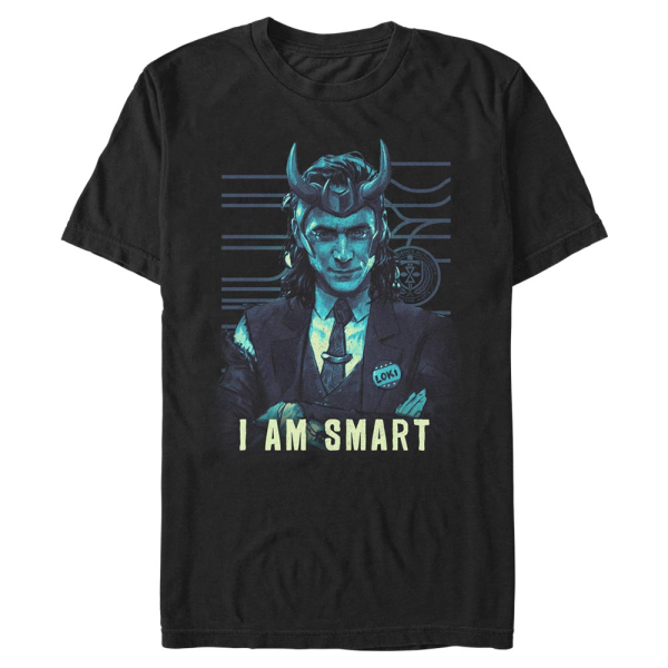 Marvel - Loki - Loki I Am Smart - Men's T-Shirt - Black - Front