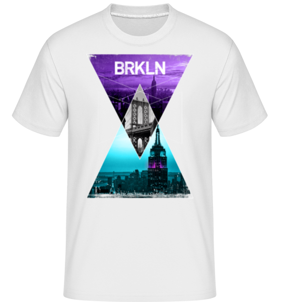 Brooklyn -  Shirtinator Men's T-Shirt - White - Front