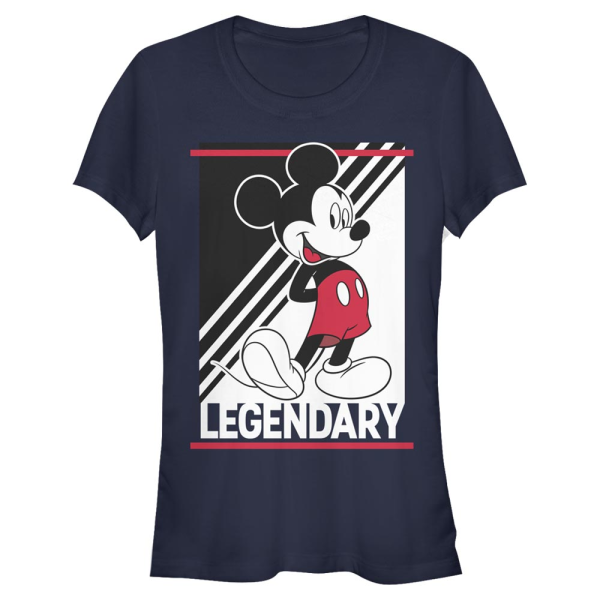 Disney - Mickey Mouse - Mickey Mouse Legend of Mickey - Women's T-Shirt - Navy - Front