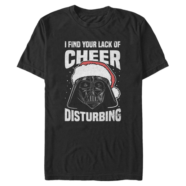 Star Wars - Darth Vader Lack of Cheer - Christmas - Men's T-Shirt - Black - Front
