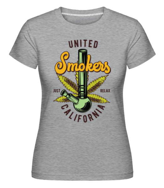 United Smokers -  Shirtinator Women's T-Shirt - Heather grey - Front