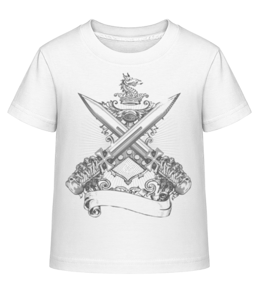 Cross Swords - Kid's Shirtinator T-Shirt - White - Front