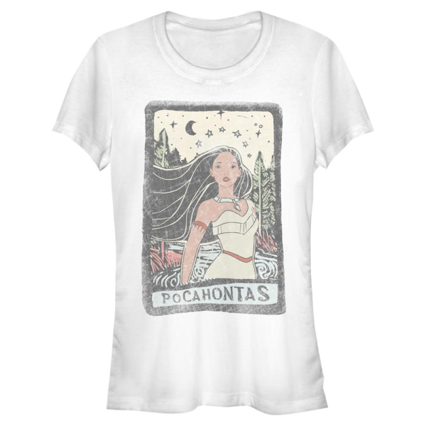 Disney - Pocahontas - Pocahontas Block - Women's T-Shirt - White - Front