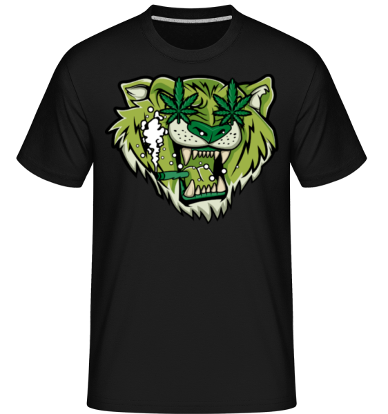 Tiger Weed -  Shirtinator Men's T-Shirt - Black - Front