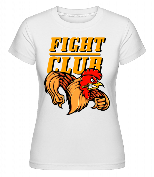 Fight Club Rooster -  Shirtinator Women's T-Shirt - White - Vorn