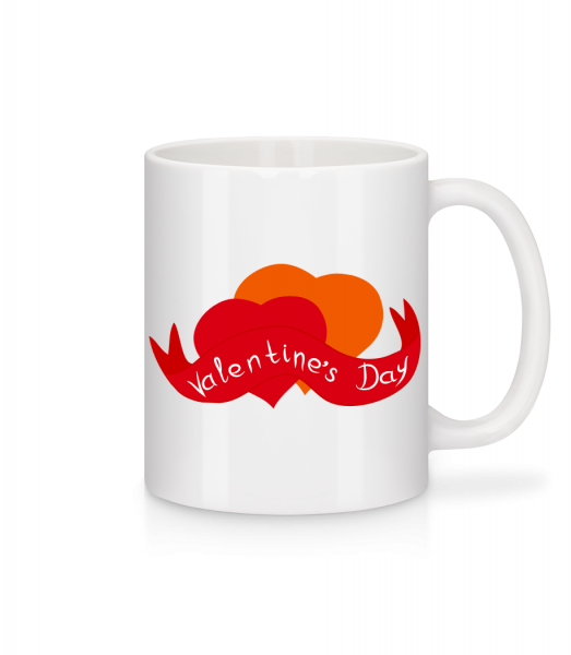 Valentine's Day Logo - Mug - White - Vorn