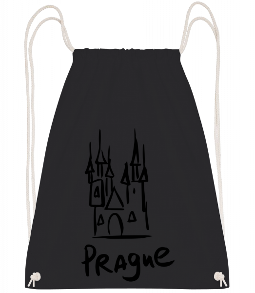 Prague s´Sign - Drawstring Backpack - Black - Vorn