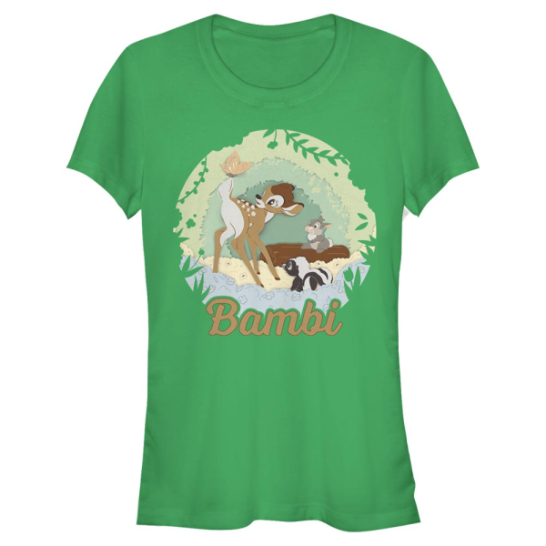 Disney Classics - Bambi - Skupina Papercut - Women's T-Shirt - Kelly green - Front