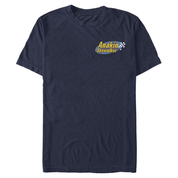 Star Wars - Logo Anakin Pocket - Men's T-Shirt - Navy - Front