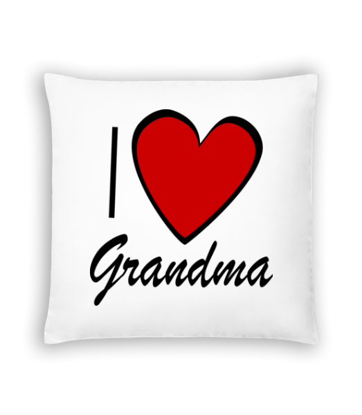 I Love Grandma - Cushion - White - Front